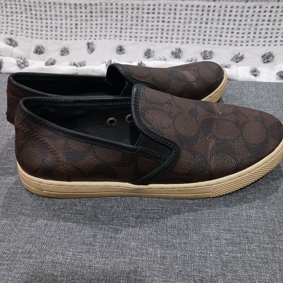 Coach Shoes - Coach Signature slip on sneakers